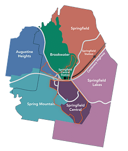 Springfield, QLD Map