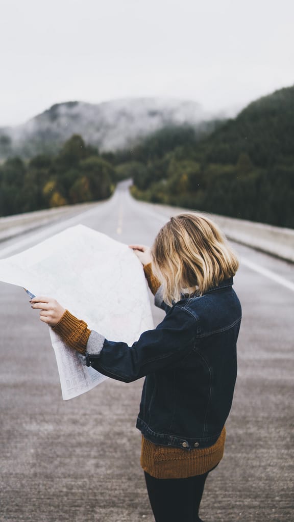 Girl with Map